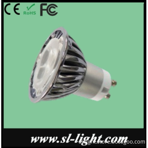 Shopping Mall Lighting GU10 3x1W LED Spotlight 4W 230lm 50x52mmmm